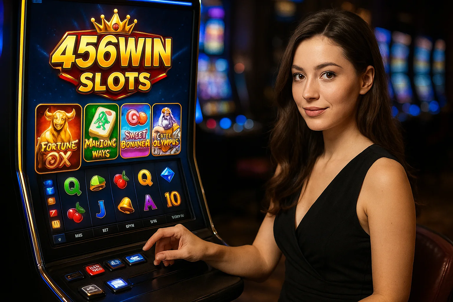 Explore o mundo das slot machines no 456WIN Casino